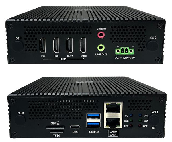 国产昇腾310B边缘计算盒子HJAI500Mini