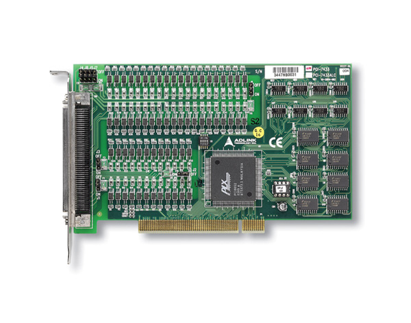 凌华PCI-7432/7433/7434 64路隔离io卡